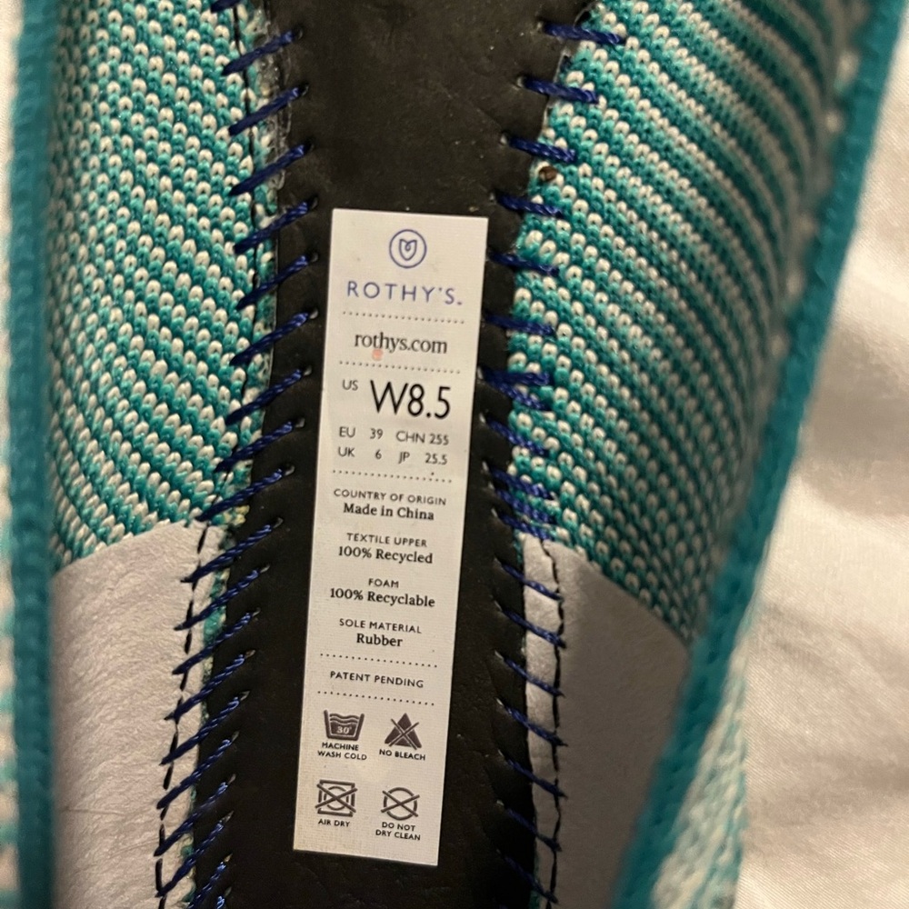 Rothy’s Calypso Stripe Point Pointed Toe Flats Sh… - image 2